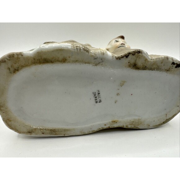 Vintage Made In Japan Planter Boy And Squirrel In A Tree - Picture 6 of 6